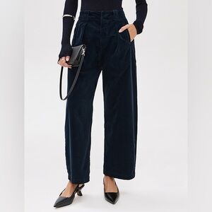 citizens of humanity Cara Cropped Pleated Trousers